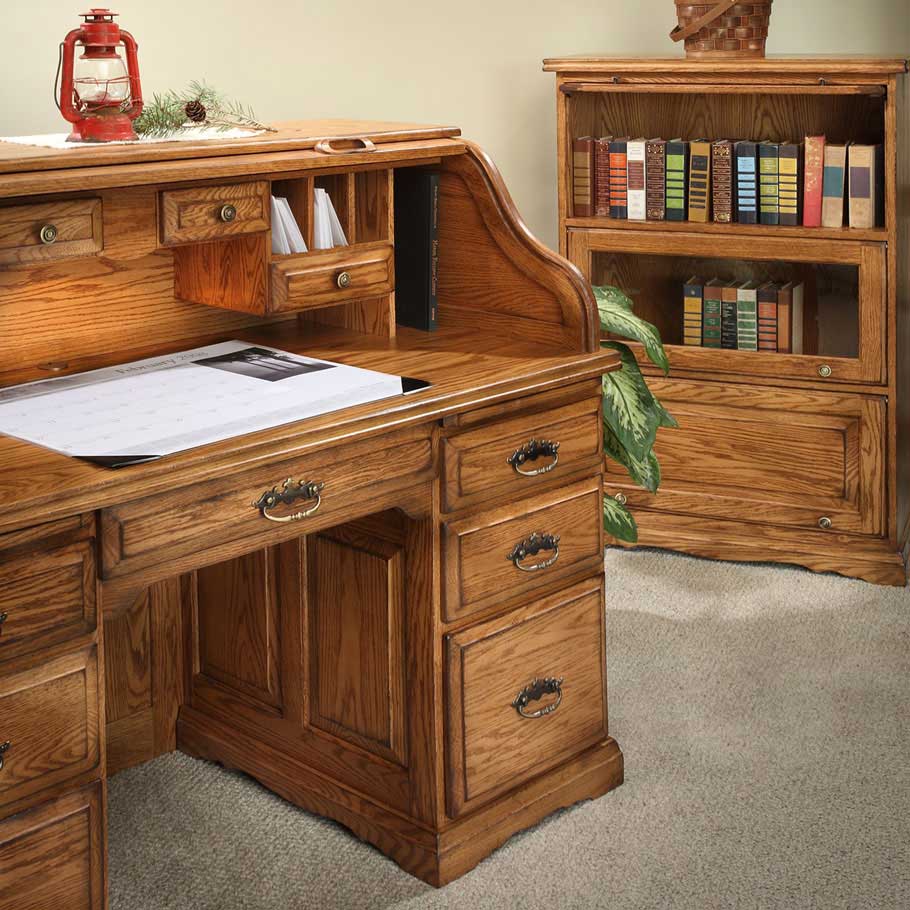 Shop Amish Made Roll Top Writing Desks
