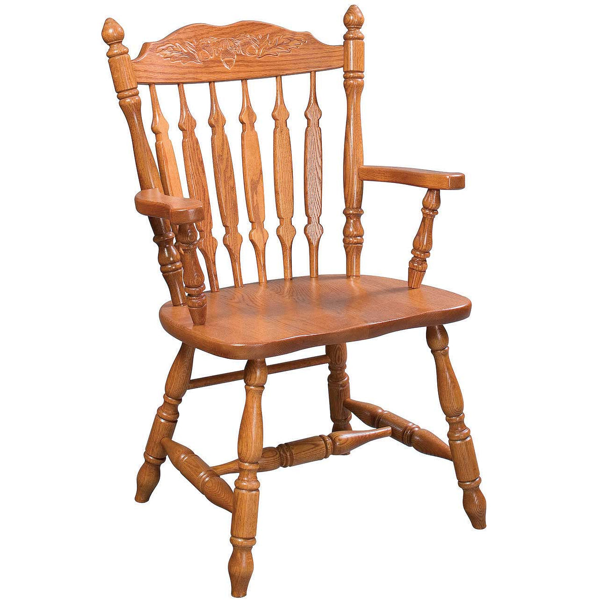 Amish Royal Springhouse Wood Spindle Dining Chair