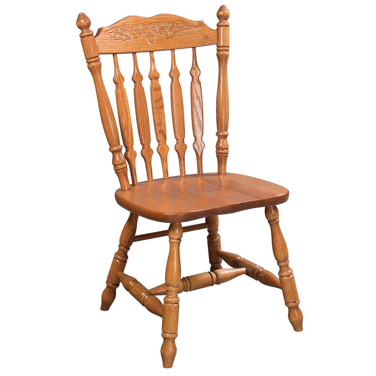 Amish Royal Springhouse Wood Spindle Dining Chair