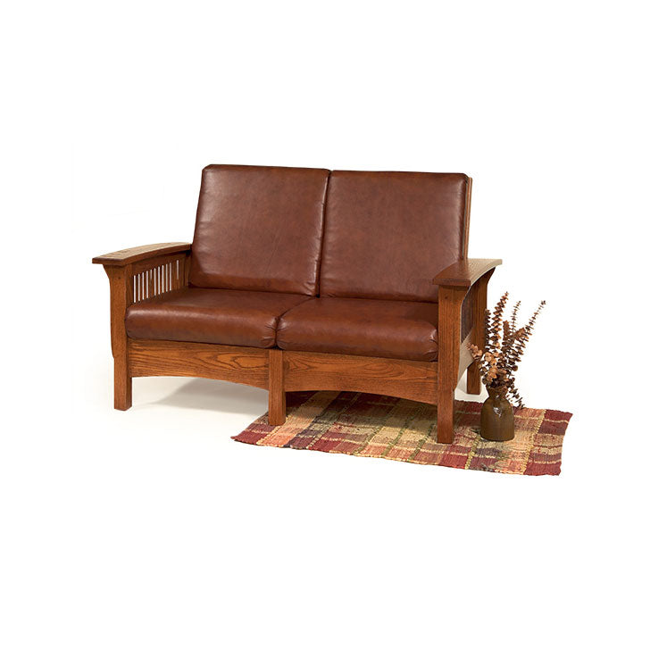 Amish Mission Solid Wood Morris Loveseat