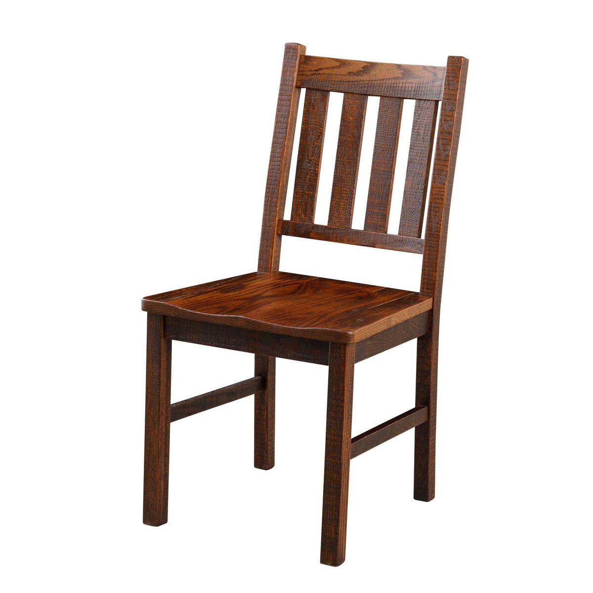 Amish Rustic Barnwood Fransisco Farmhouse Table &amp; Chair Set for 4