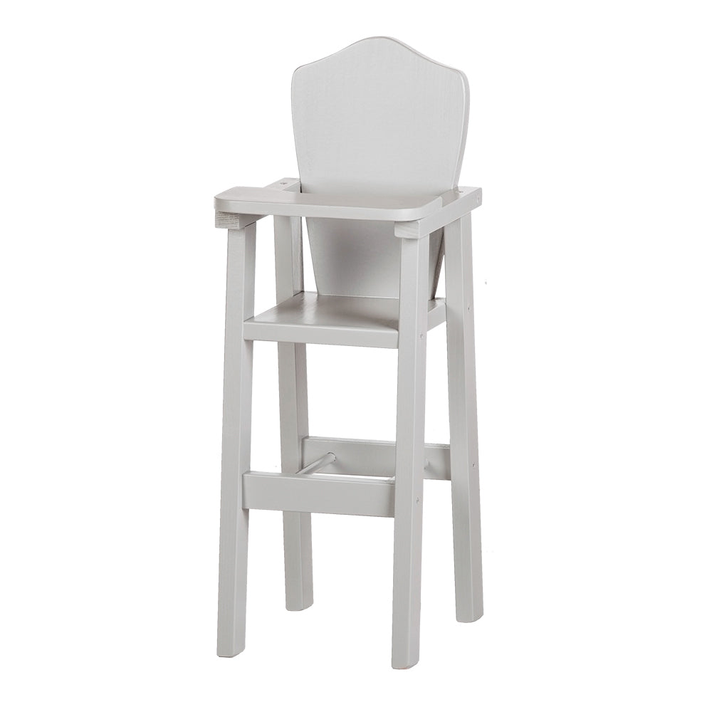 Amish Baby Doll Wooden Highchair