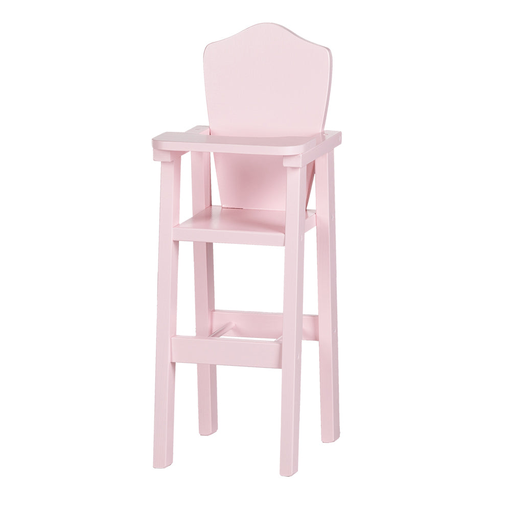 Amish Baby Doll Wooden Highchair