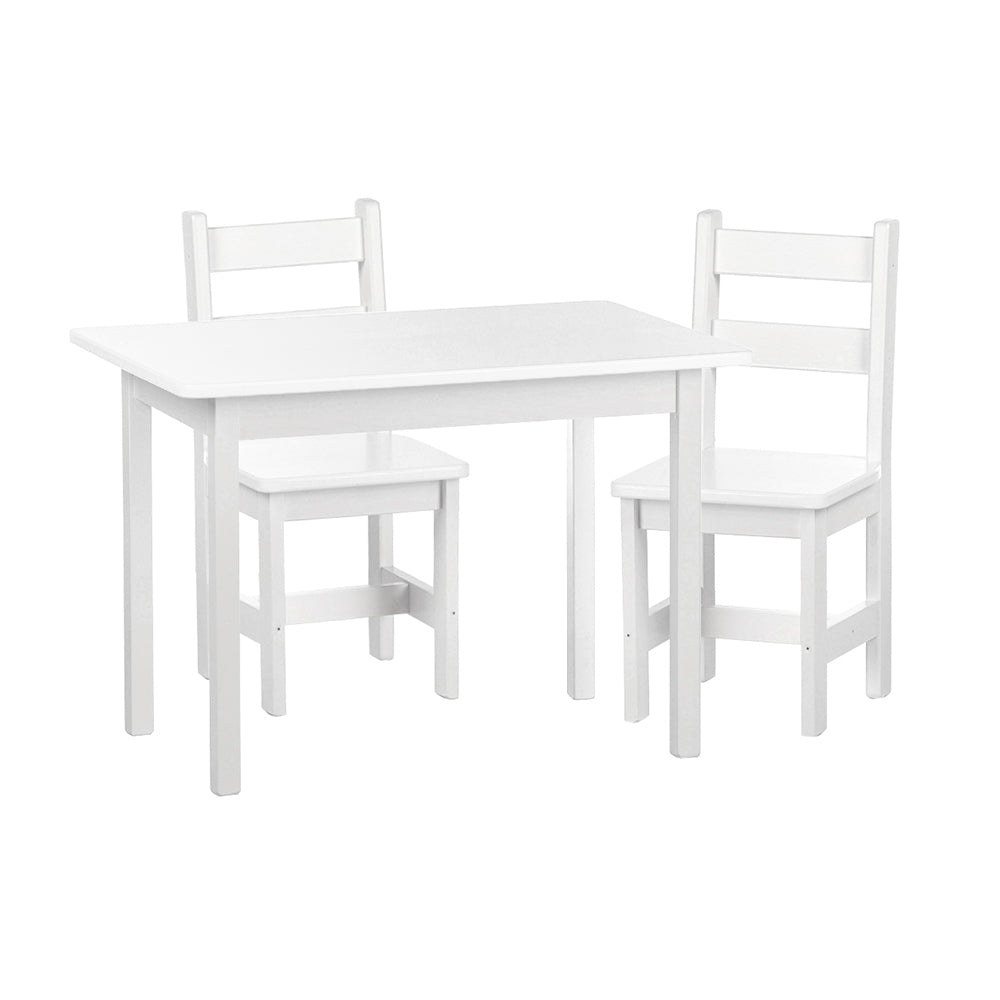 Amish Rectangle Kid&#39;s Table Set with 2 Chairs