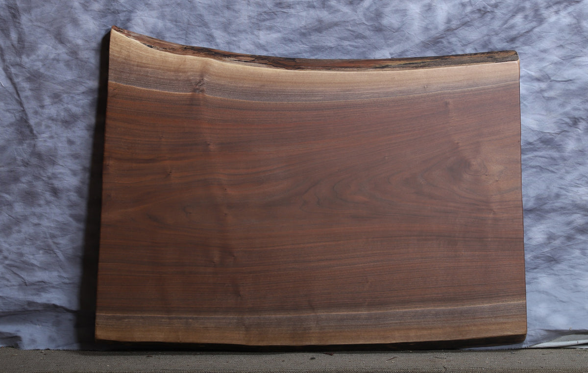 Live Edge Slab walnut 26&quot; - 30&quot; wide x 38&quot; long x 2 ¼&quot; thick for Rectangular Coffee Table