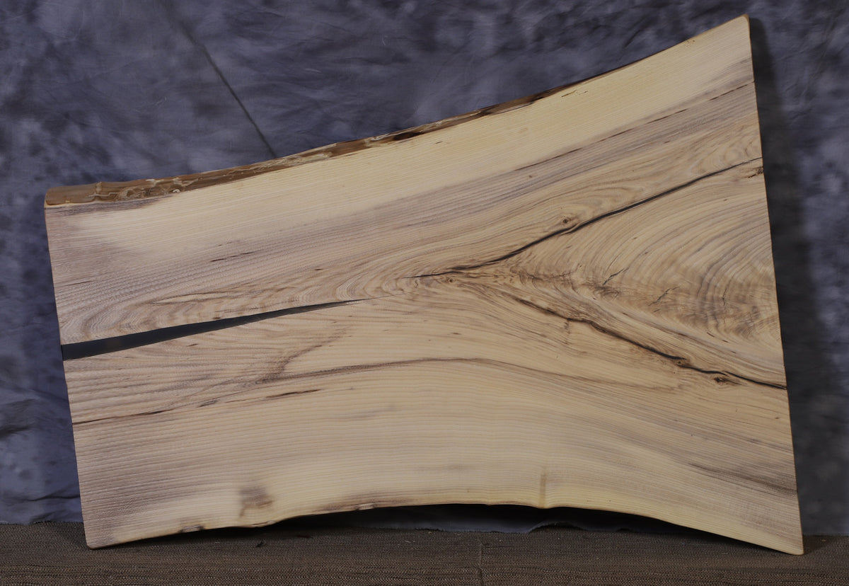 Live Edge Slab hackberry 21&quot; - 31&quot; wide x 42&quot; long for Rectangular Coffee Table