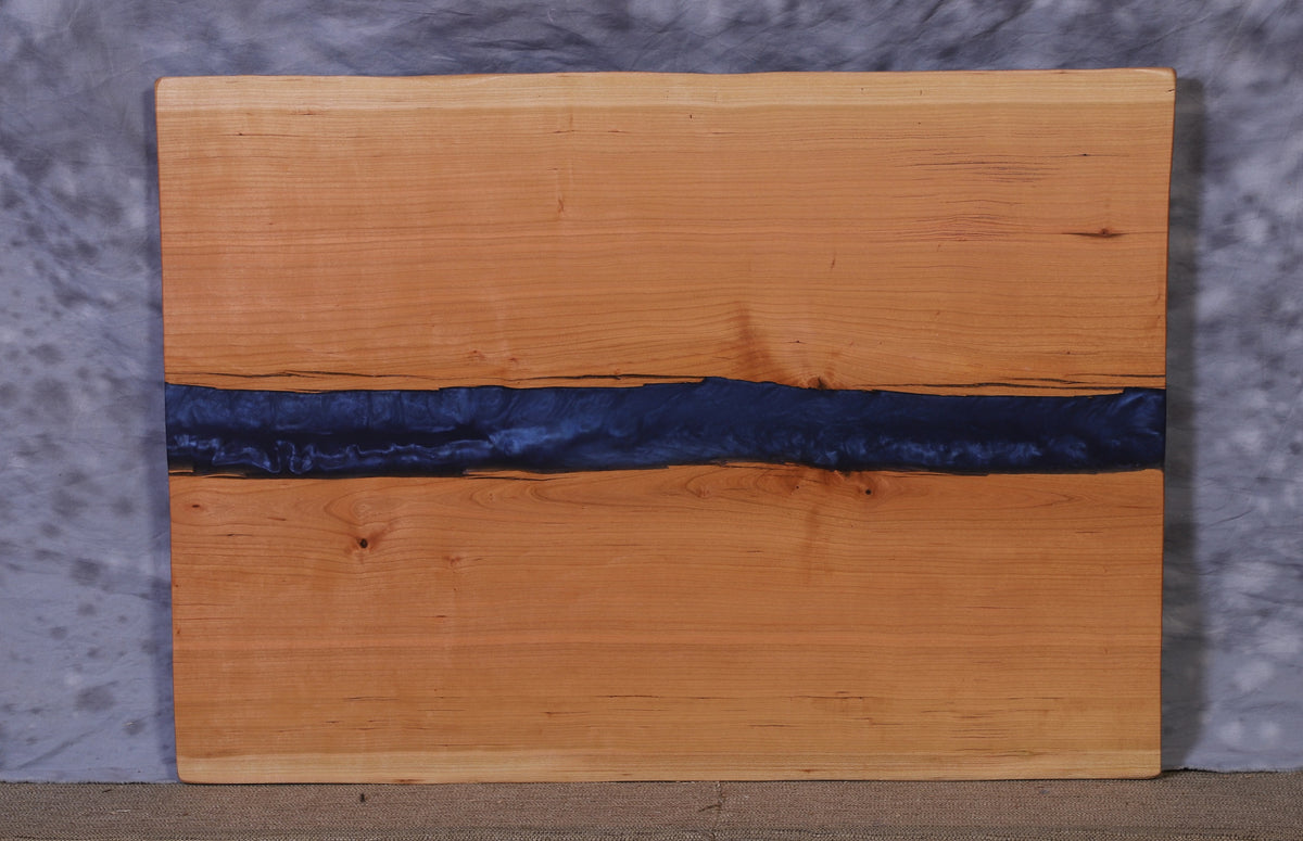 Live Edge Slab cherry river 28&quot; wide x 38&quot; long x 2&quot; thick for Rectangular Coffee Table