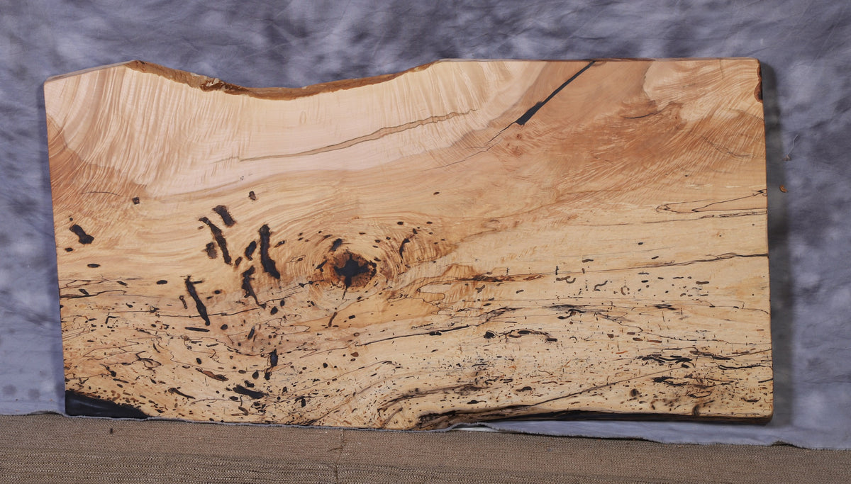 Live Edge Slab maple 20&quot; - 21&quot; wide x 42&quot; long x 2&quot; thick for Rectangular Coffee Table