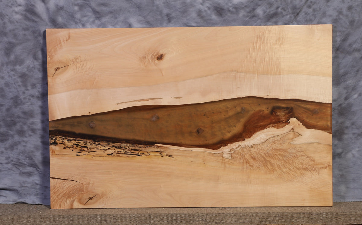 Live Edge Slab maple lava river 35&quot;wide x 55&quot; long x 2&quot; thick for Rectangular Coffee Table