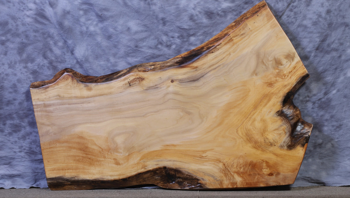 Live Edge Slab cottonwood 24&quot; - 40&quot; wide x 60&quot; long x 2&quot; thick for Rectangular Coffee Table