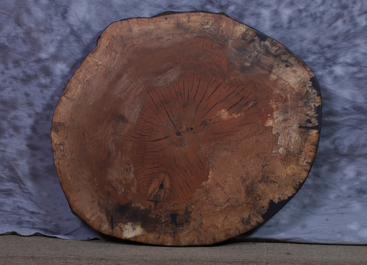 Live Edge Slab maple 31&quot; x 38&quot; round x 2 ½&quot; thick for Round Coffee Table