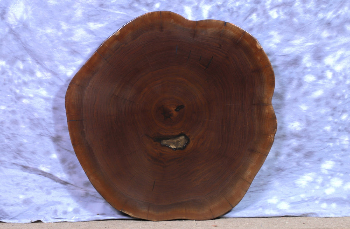 Live Edge Slab walnut 31&quot; x 31&quot; x 2 ¾&quot; thick for Round Coffee Table