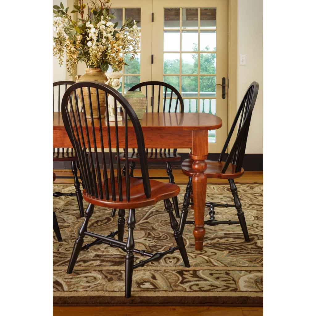 Amish New England Windsor Spindle Dining Chair