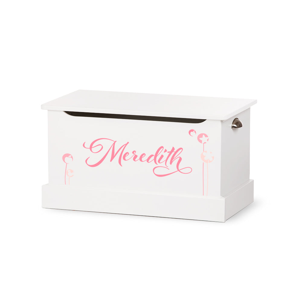 Personalised toy box girl hotsell