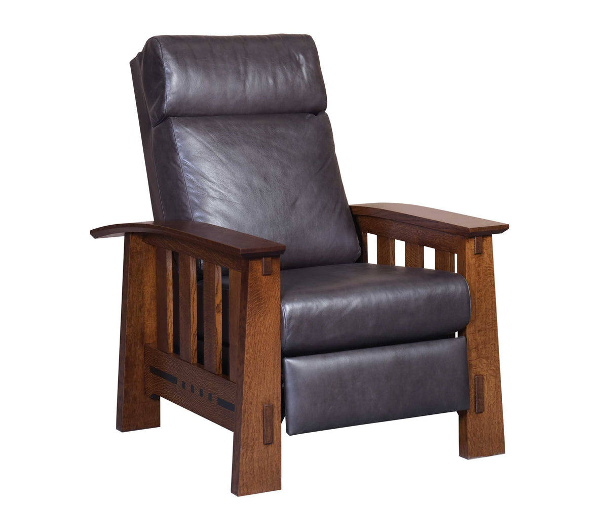 Amish Solid Wood Van Nuys Morris Recliner