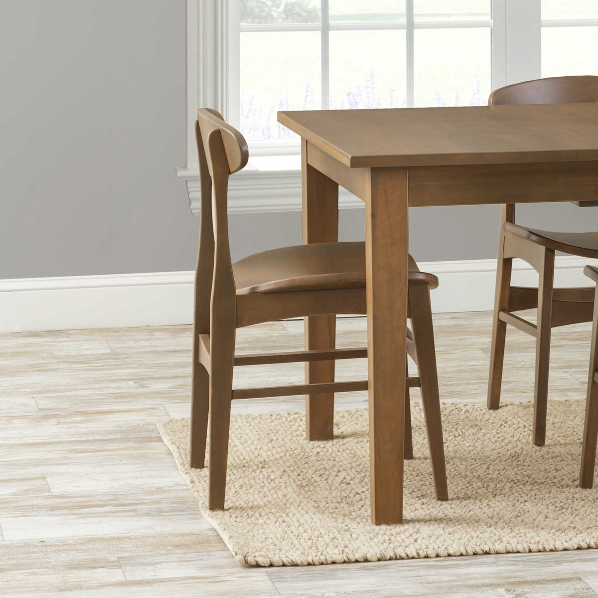 Silla de comedor Amish Marque de madera maciza - Quick Ship