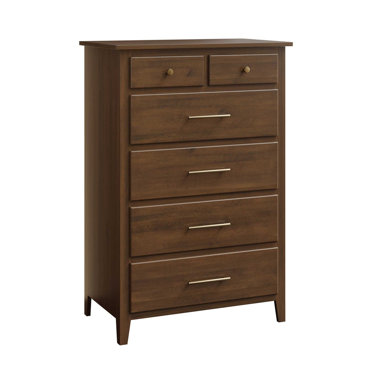 Amish Bel Air 6-Drawer Solid Wood Chest of Drawers