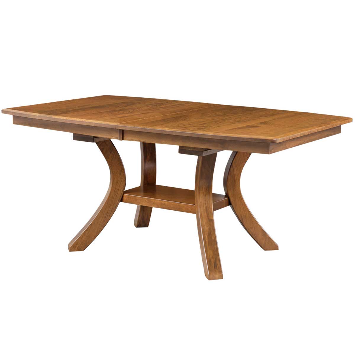 Amish Christy Oval Expandable Pedestal Dining Table