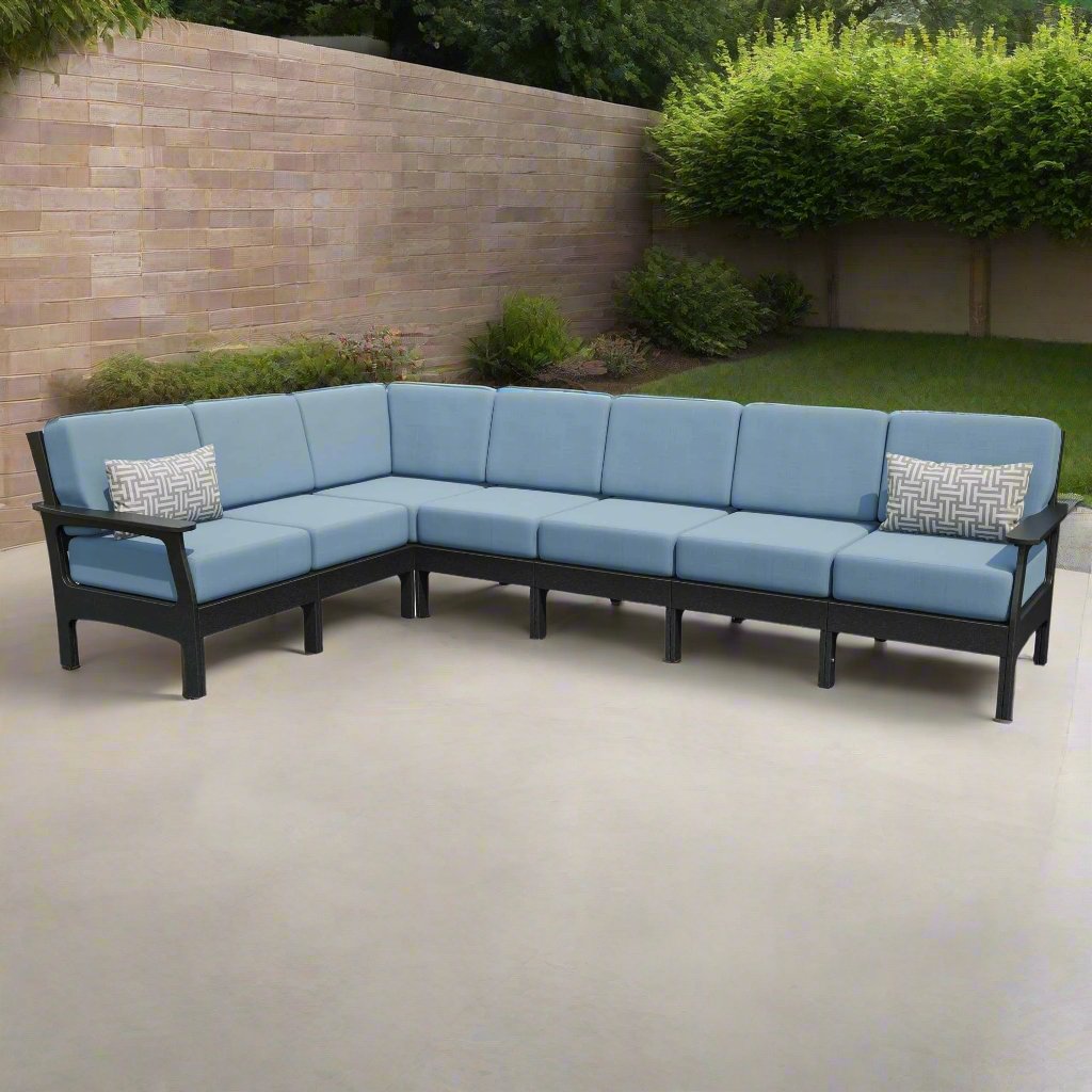 VaraMora Amish Patio 7 Seat Corner Sectional