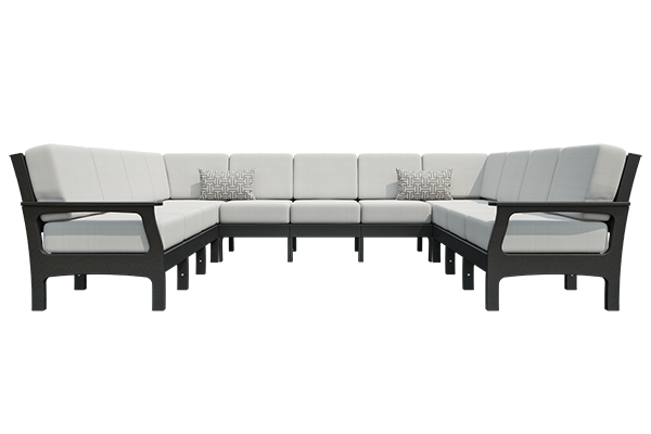 VaraMora Amish Patio 9 Seat Corner U Sectional