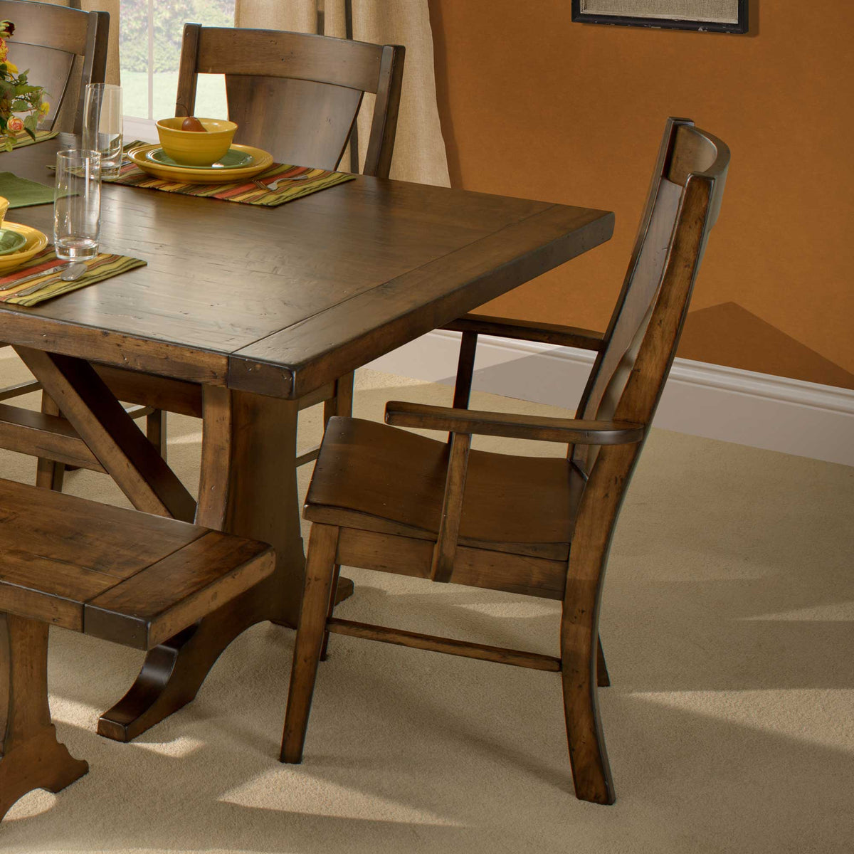 Amish Westin Lumbar Dining Chair