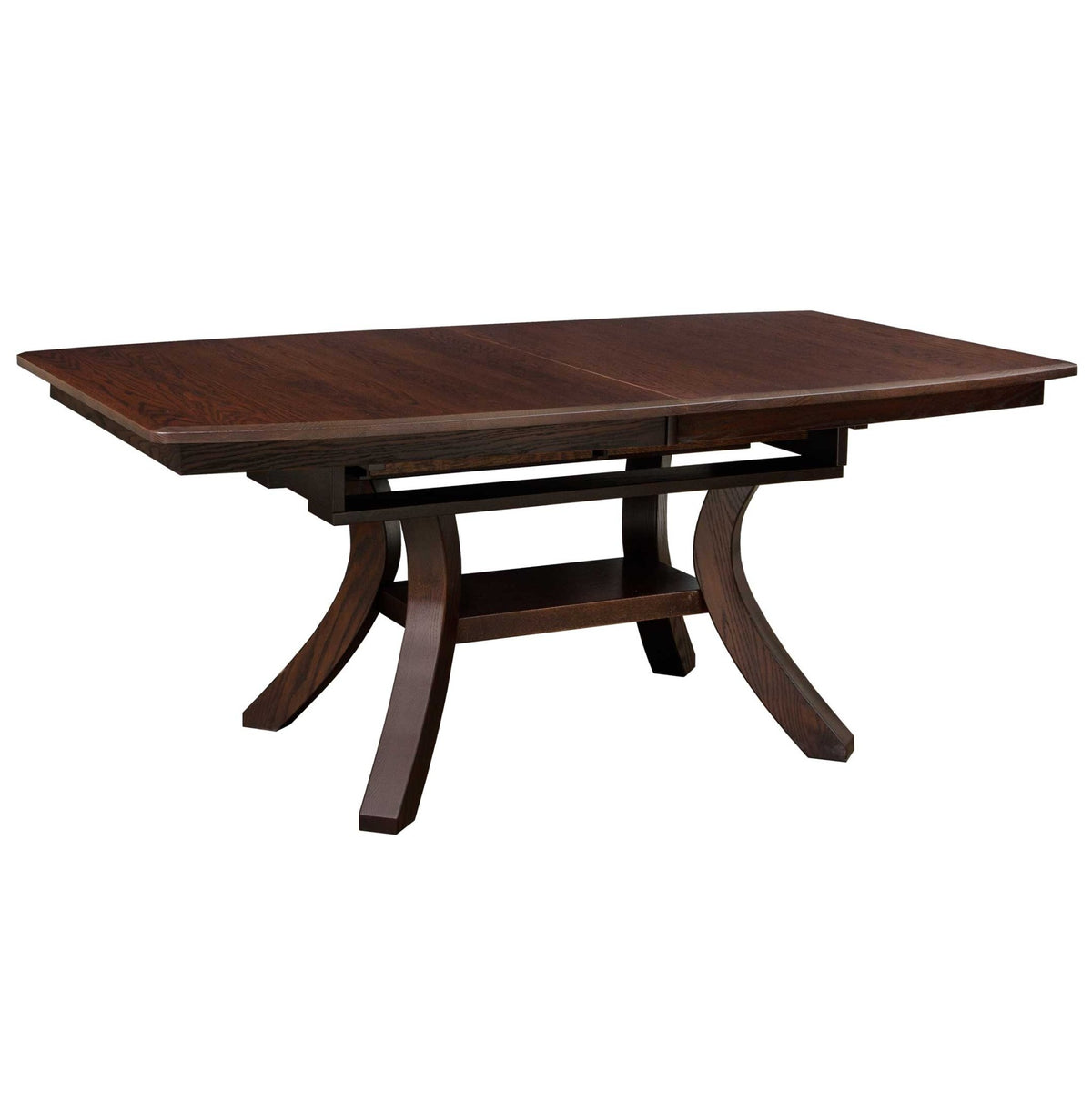 Amish 72&quot; Christy Butterfly Leaf Trestle Dining Table - snyders.furniture