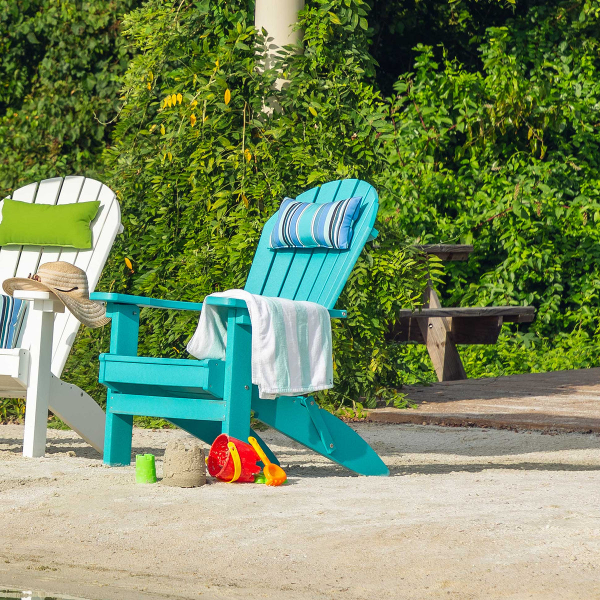 Amish Adirondack Patio Folding Chair - snyders.furniture