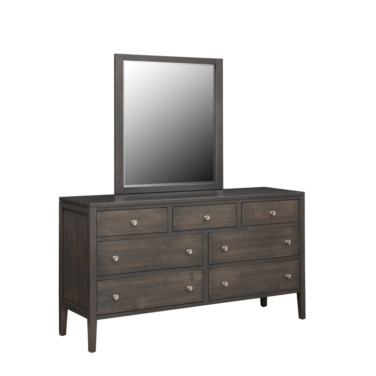 Amish Chelsea Modern 4pc Wood Bedroom Set - snyders.furniture