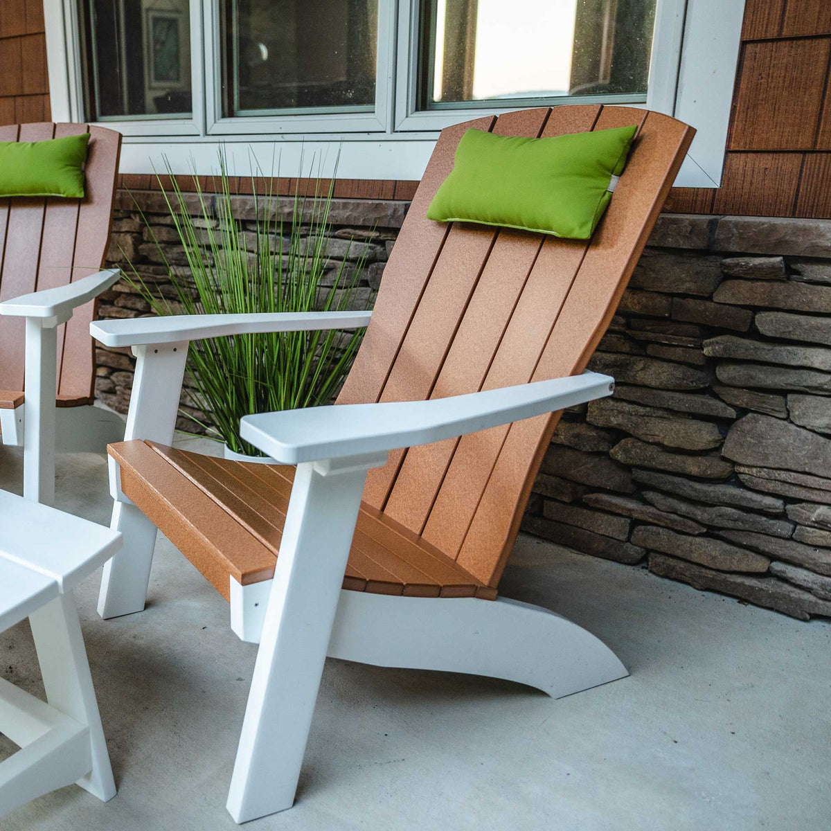 Amish Coastal Patio Adirondack Chair - snyders.furniture