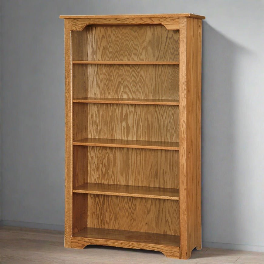 Amish Eden 60"h Solid Wood Bookcase - snyders.furniture