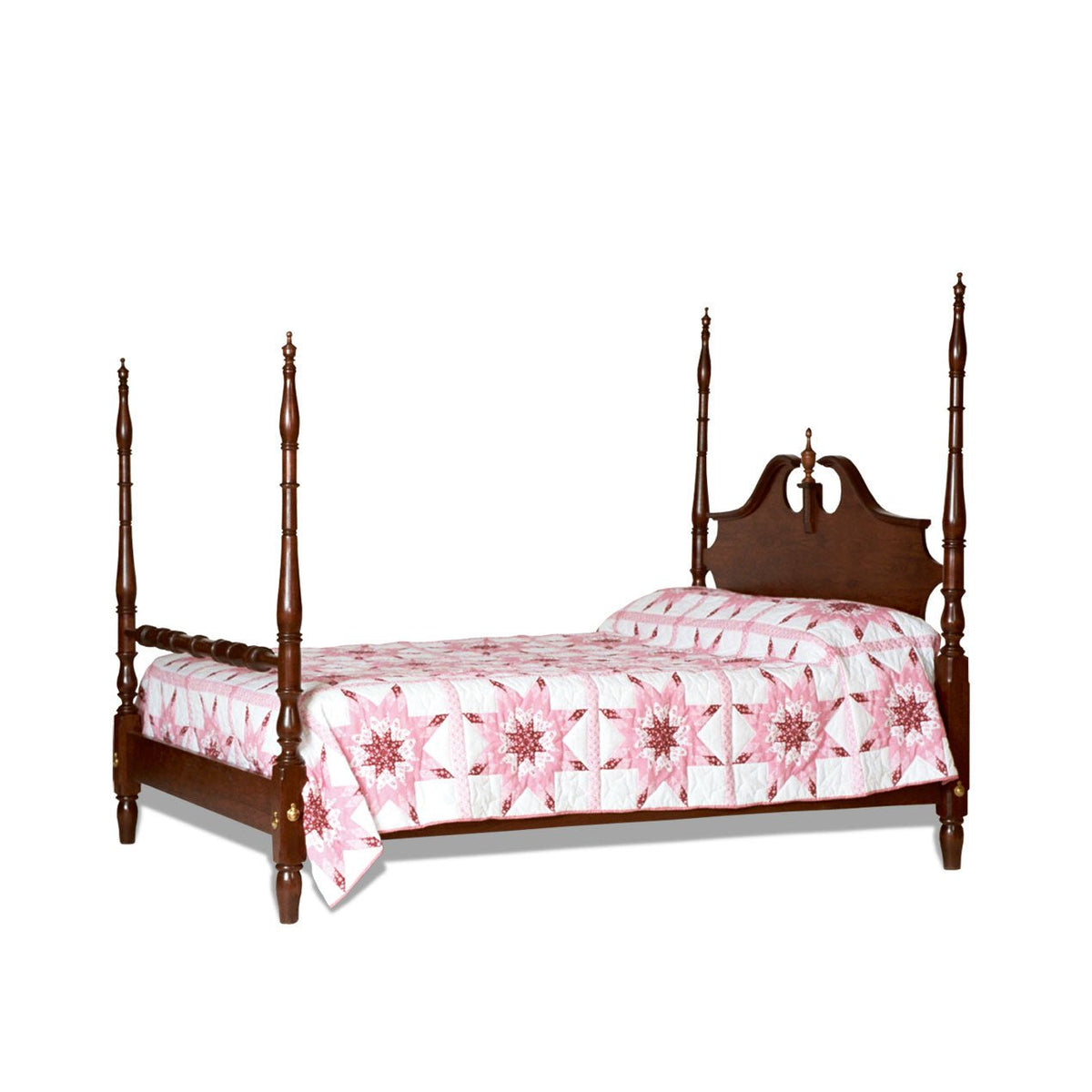 Amish Jamestown 3pc Colonial Poster Bedroom Set - snyders.furniture