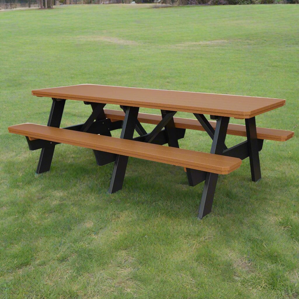 Amish Poly 8&#39; Picnic Table - Quickship - snyders.furniture