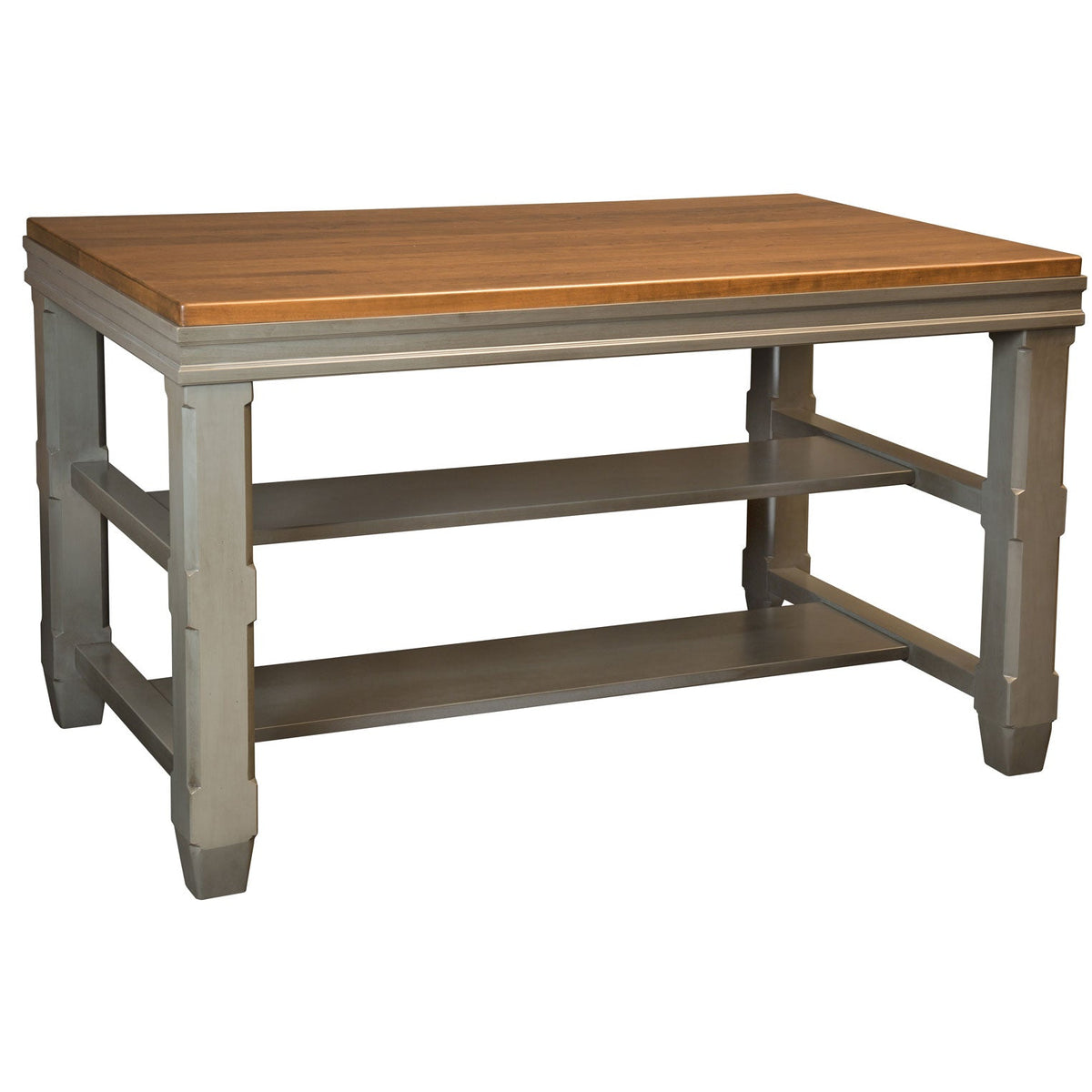 Amish Rockport Open Kitchen Island