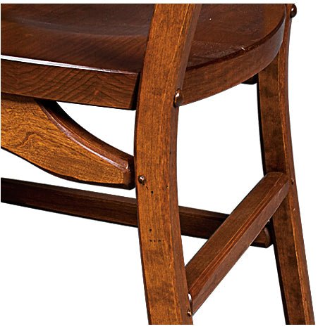 Amish Rustic Country Squire Dining Chair