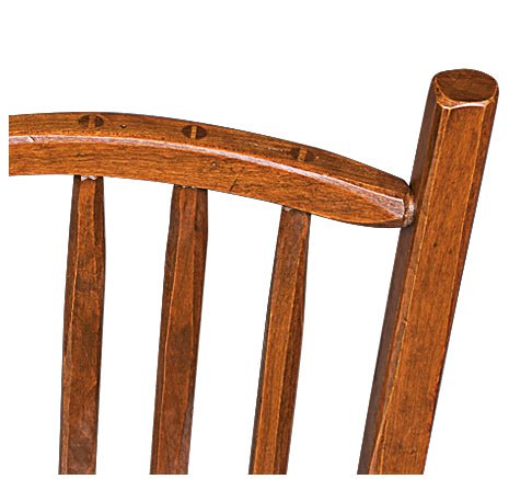 Amish Rustic Country Squire Dining Chair