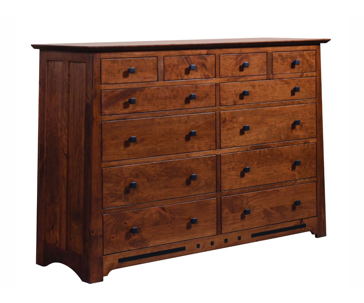 Amish Solid Wood Van Nuys Panel 3pc Bedroom Set - snyders.furniture