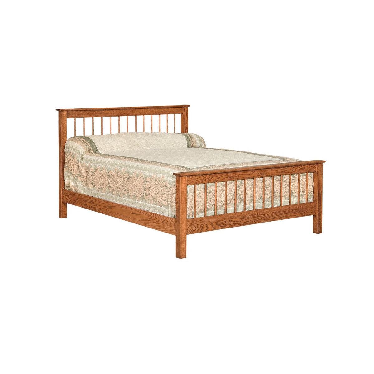 Eden Amish Solid Wood Shaker Spindle Bed - snyders.furniture