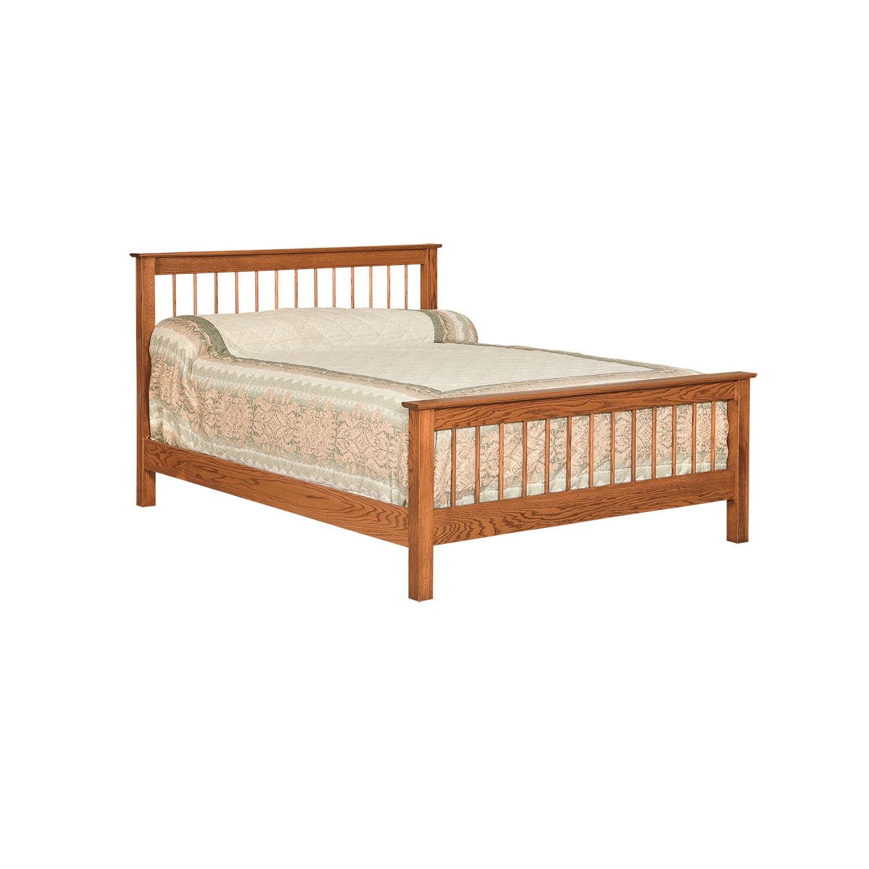 Eden Amish Solid Wood Shaker Spindle Bed - snyders.furniture