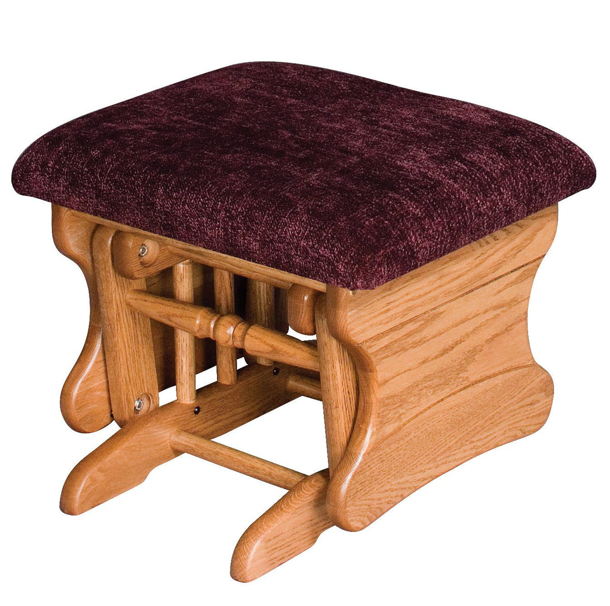 Wilton Rocking Footstool from DutchCrafters Amish Furniture