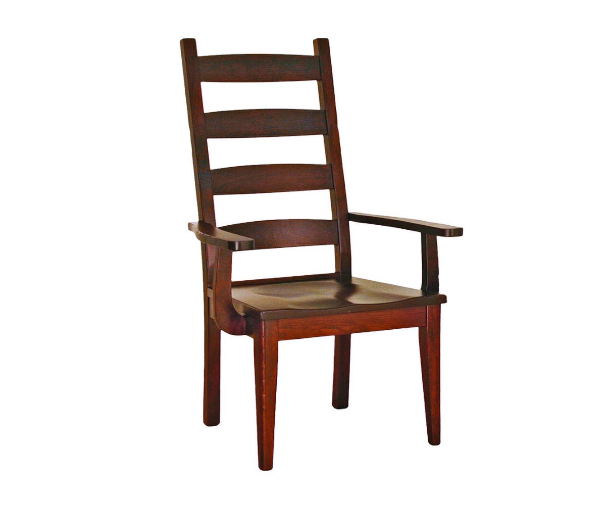 Amish Solid Wood Alexandria Chair - snyders.furniture