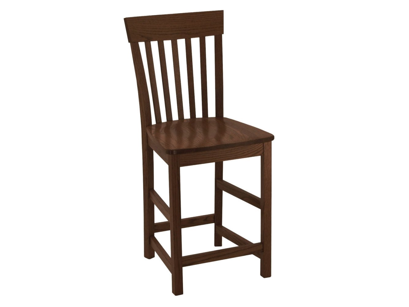 Amish Solid Wood Harrison Counter / Bar Chairs - snyders.furniture