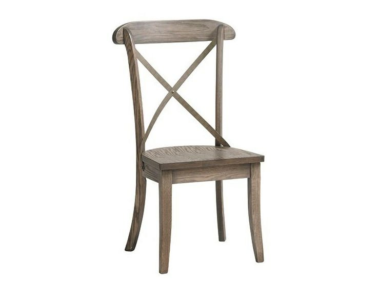 Amish Solid Wood Harvest Star Wood Chair - snyders.furniture