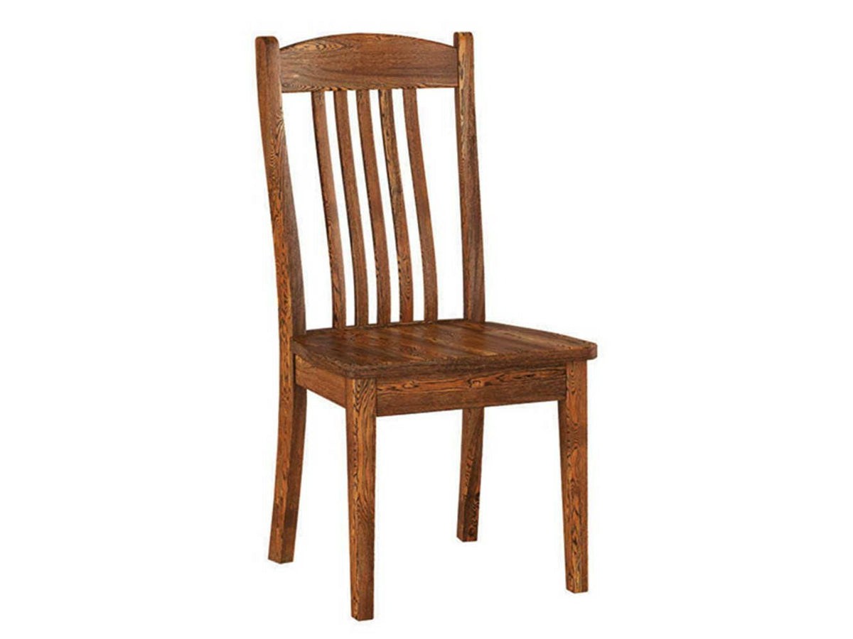 Amish Solid Wood Logan Side Chair - snyders.furniture