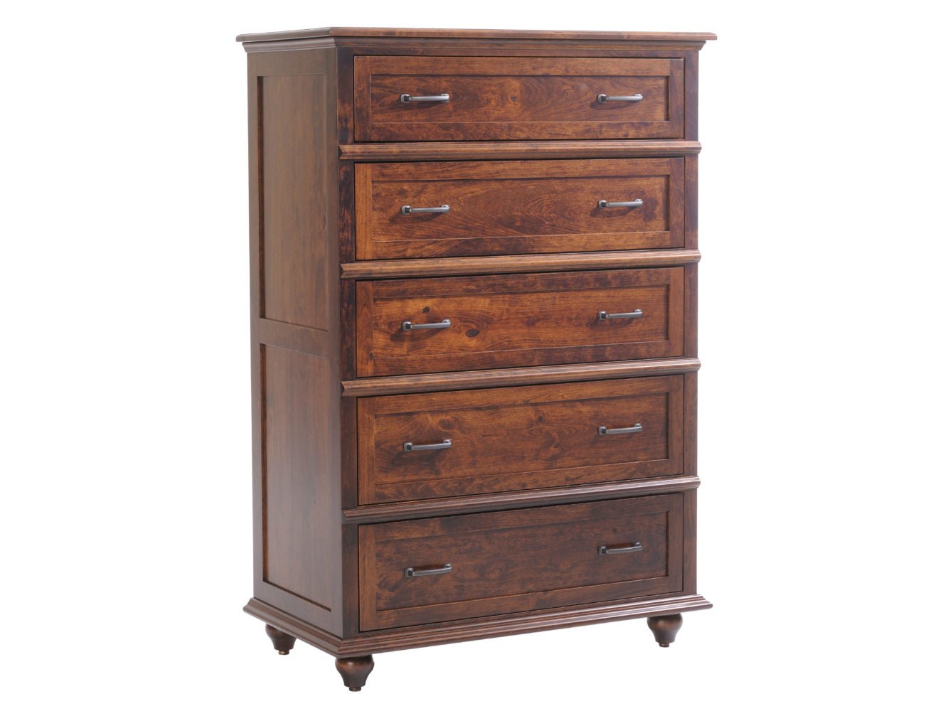 Amish Solid Wood West Point Tall Chest - snyders.furniture