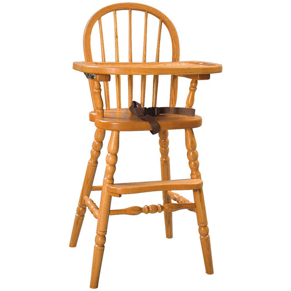 Cherry shops wood high chair