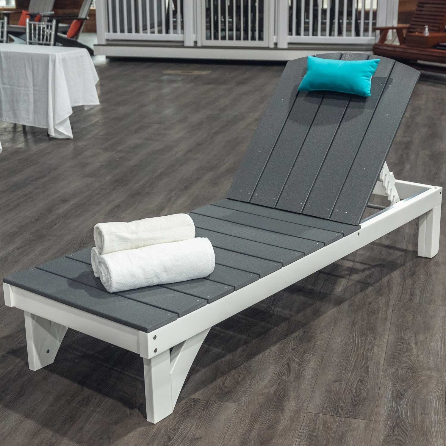 Amish Coastal Patio Pool Sun Lounge Chair - Quickship - snyders.furniture