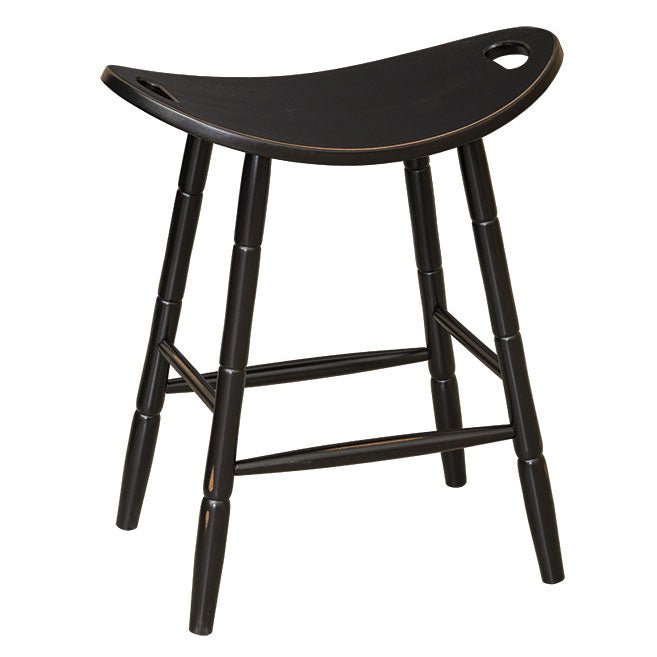 Amish saddle bar discount stools