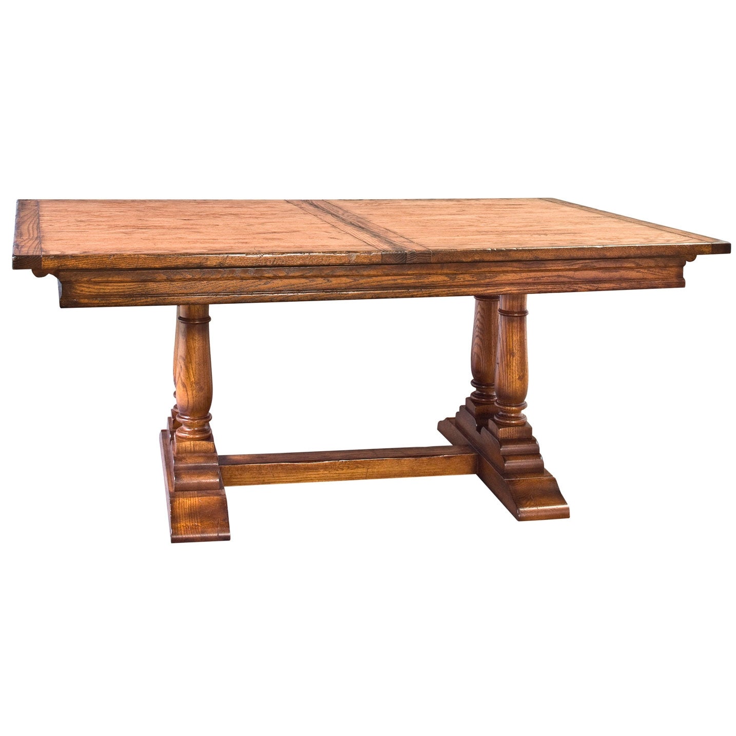 Amish South Heart Solid Wood Small Rectangular Leg Farm Table