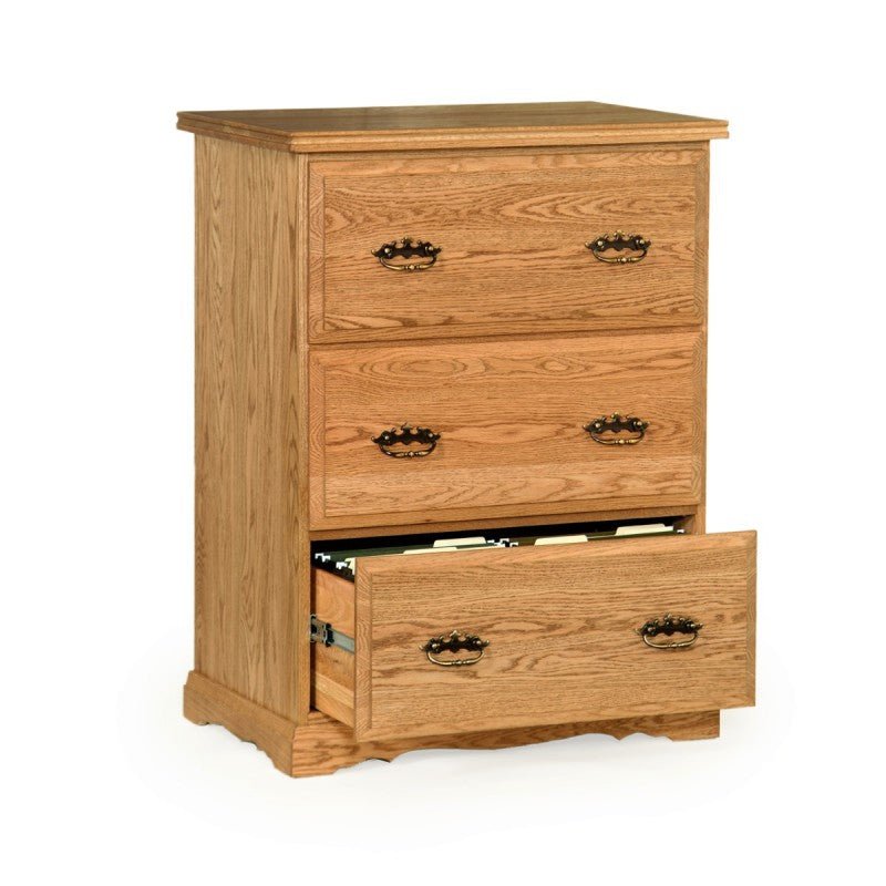 5 Drawer Flat File Cabinet w/o feet - Amish Furniture Connections - Amish  Furniture Connections