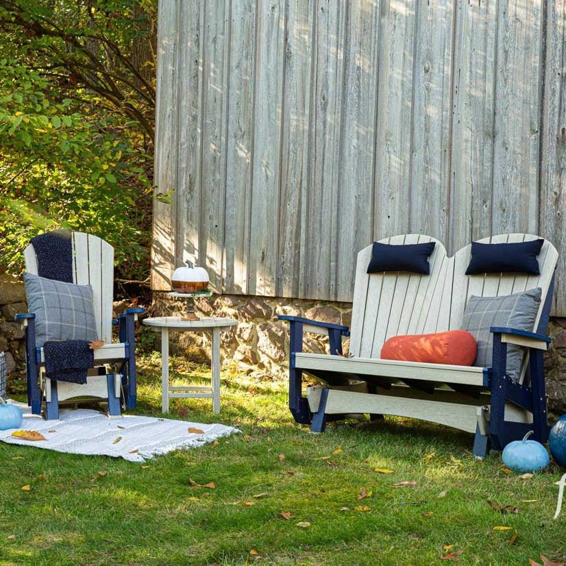 Shop Amish Made Outdoor Patio Polywood Gliders Lancaster PA snyders.furniture